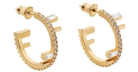 ohrring fendi|Fendi earrings uk.